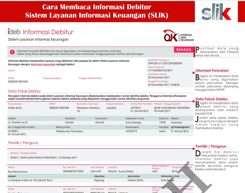 NEWS : Soal Data SLIK yang Dijual Online, Ini Komentar OJK